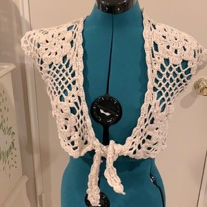 Crochet cardigan bought in Cuba